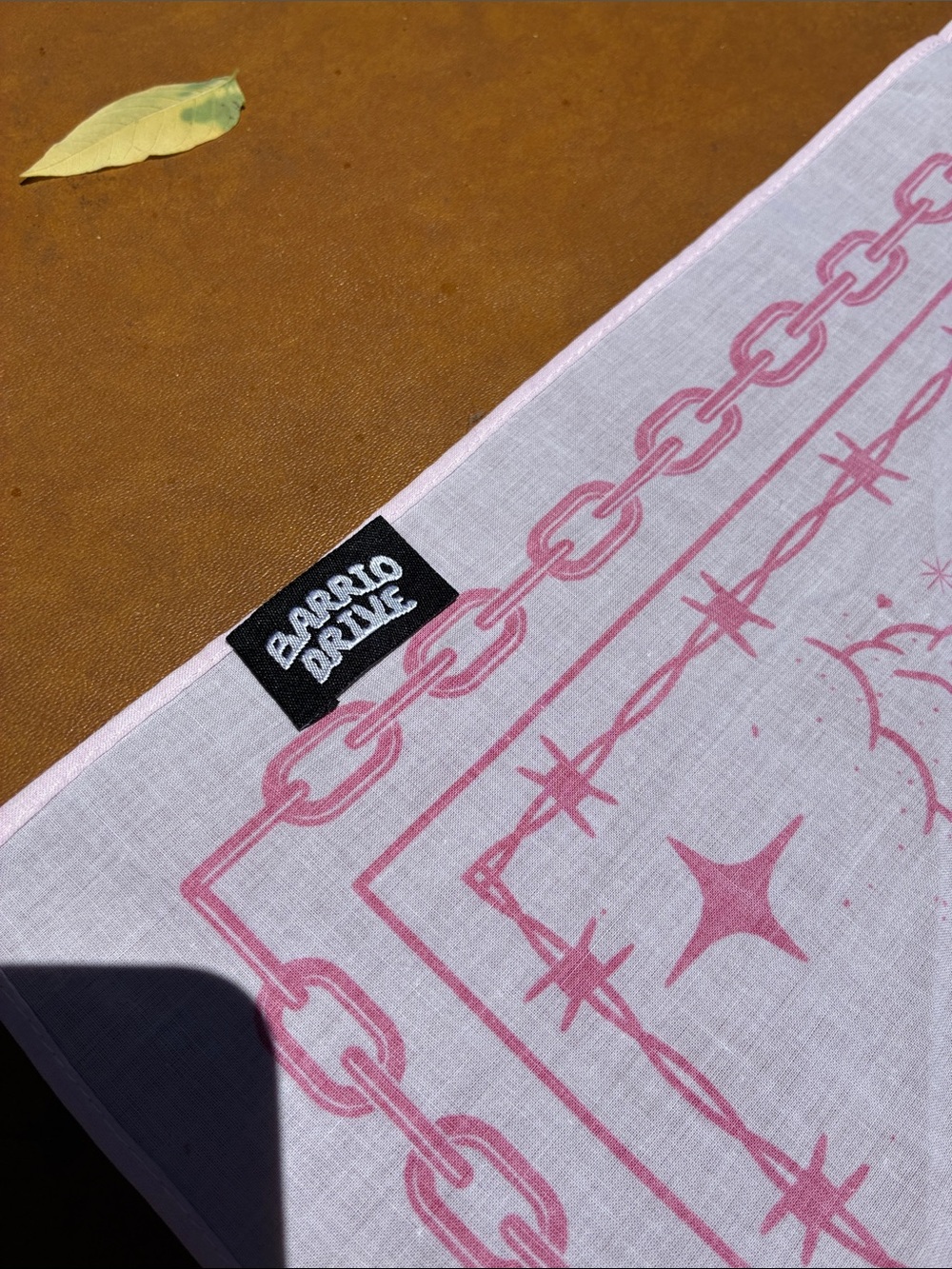 Barrio Drive Pink Queer Love Bandanna - Picture 7 of 12